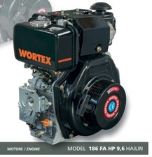 Moteur Hailin Diesel HL186 9,6HP Arbre Conique D 23 Motoculteur Bétonnière