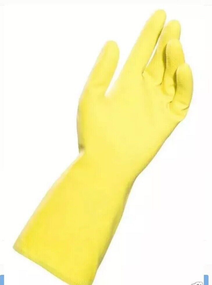 MAPA D310400 SURE-GRIP Yellow Safety Rubber Gloves size 10 Lot Of 24 Pairs 2022