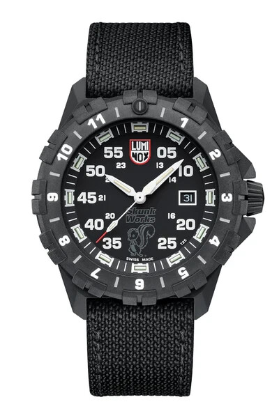 Luminox F-117 Nighthawk X Skunk Works Black Dial Nylon Band Men's