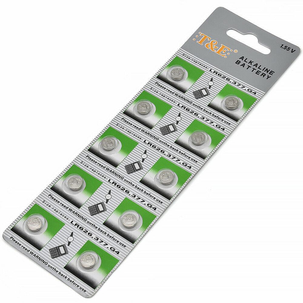 20X LR626 SR626SW 377 377A 376 AG4 1.55V Battery for Watch Batteries