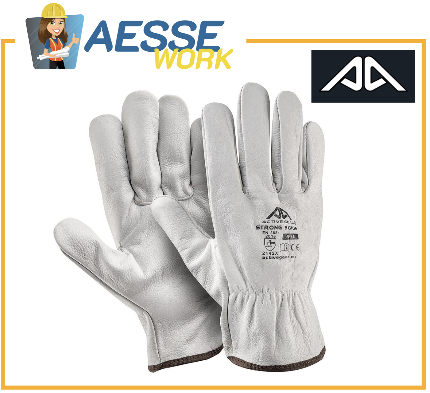 Guanti Da Lavoro In Pelle Bovina - Taglia 10-12, Protezione Durevole - Foto 9