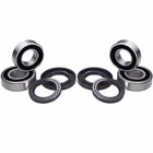 Both Front Wheel Bearing Seal Kits for 1987-2004 Yamaha YFM350X Warrior 350