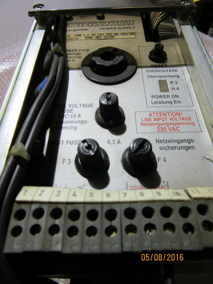 Alimentation INDRAMAT TVM 1.2-50-220-300-WO-220/380 - d'occasion - - Photo 2/3