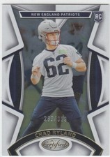 2023 Chad Ryland Panini Certified ROOKIE CARD /399 - #163 Patriots Maryland RC. rookie card picture