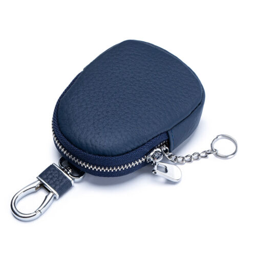 Leder Geldbörse klein Herren Damen Kleingeldbörse Mini Schlüsselring Etui Aufbewahrungstasche - Bild 19 von 24