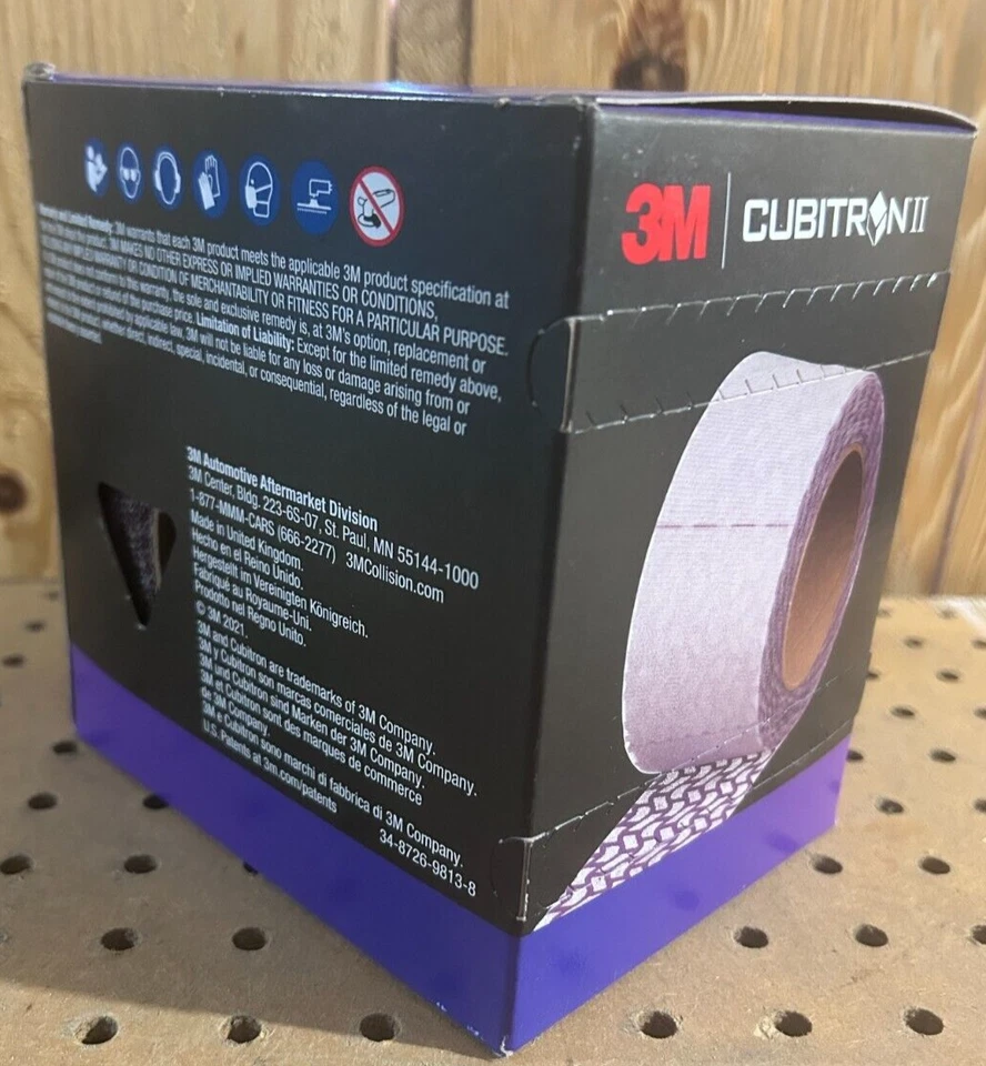 Paquete de 2 rollos de lija 3M NOS Cubitron II red grano 80 #34572 Foto 4 de 4
