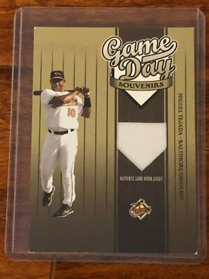 2004 Donruss Studio Game Day Souvenirs Miguel Tejada Jersey #GD-11