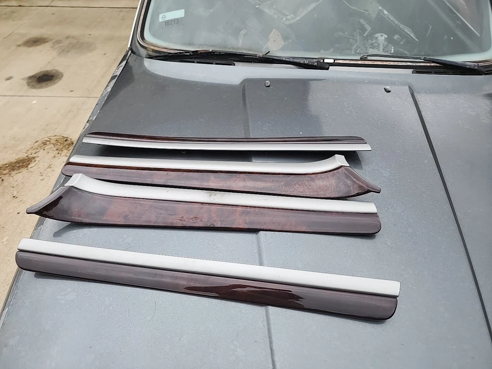 2004-2008 AUDI A8 QUATTRO Interior Door Insert Panel Front & Right Set of 4 AXLE Foto 2 de 4