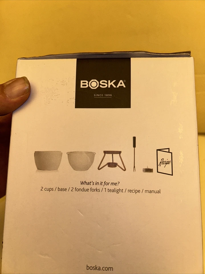 Boska Chocolate Fondue petit Marie, Fondue-Set, Keramik, 250 ml NOB Never Used - Image 4 of 4