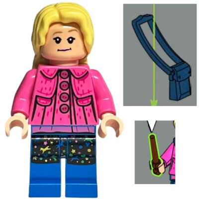 LEGO 76405 Luna Lovegood hp386 w Bag Wand Minifigure Hogwarts Express CE eBay