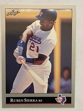 1992 Leaf #383 Ruben Sierra Texas Rangers