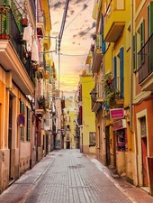 Wandbild Foto - Streets of Mallorca IV - A4 Poster - Deko Mallorca