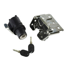 KIT SERRATURA CHIUSURA PORTELLONE PORTA COFANO POSTERIORE PER FIAT PANDA 141