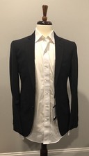 $1200 New Lab Pal Zileri Black Suit Size 42 US 52 IT