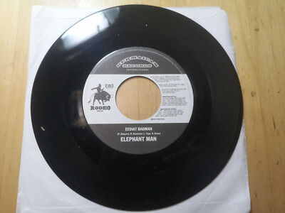 Elephant Man   Eediat Badman / Rodeo Riddim Germaican 2002 reggae 7'' vinyl 45rpm