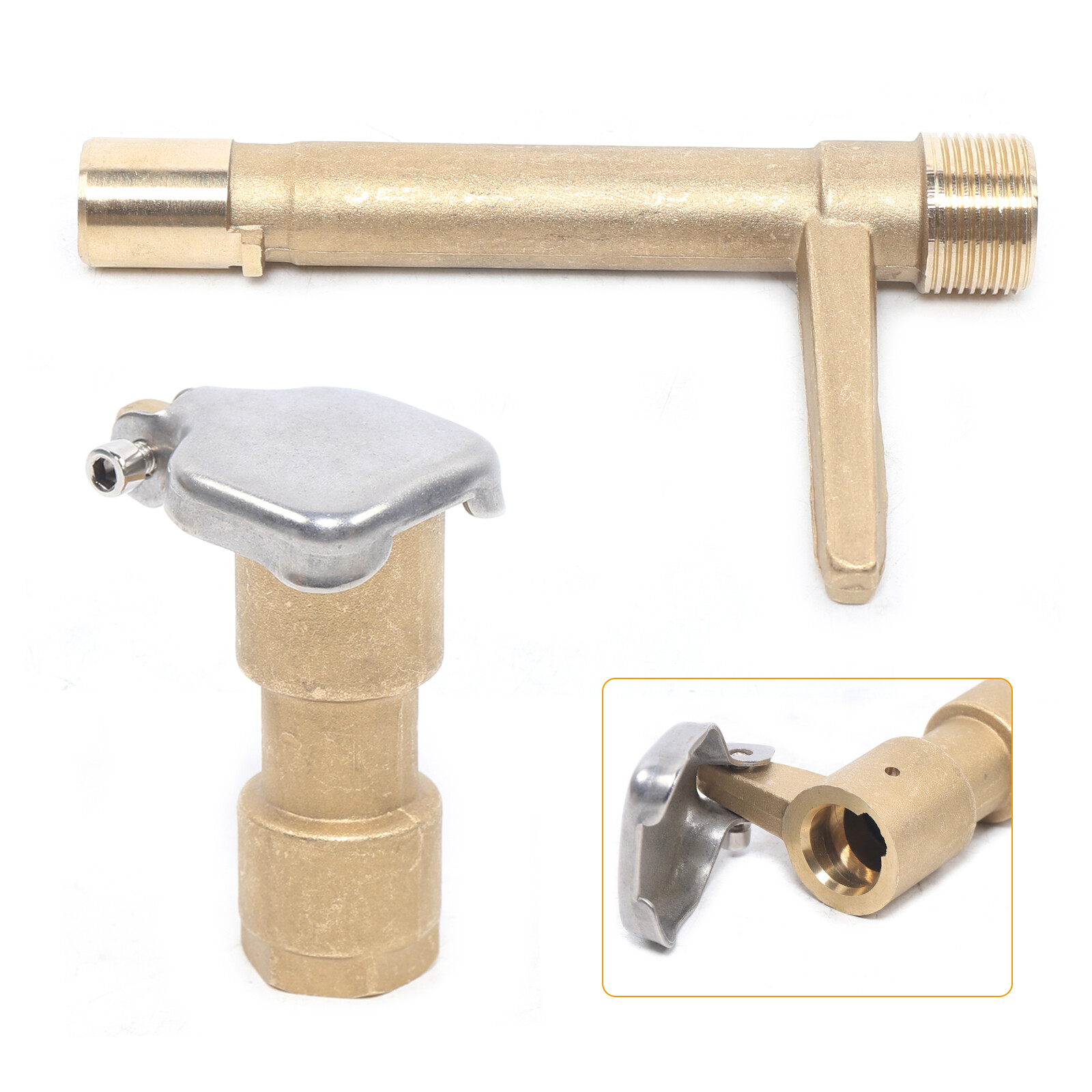 Brass Quick Coupler Valve Underground Irrigation Tool Sprinkler Key 3/4