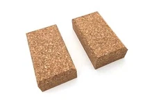 Cork Sanding Blocks 4-1/4" x 2-3/8" x 1-3/16" - 2 Pack