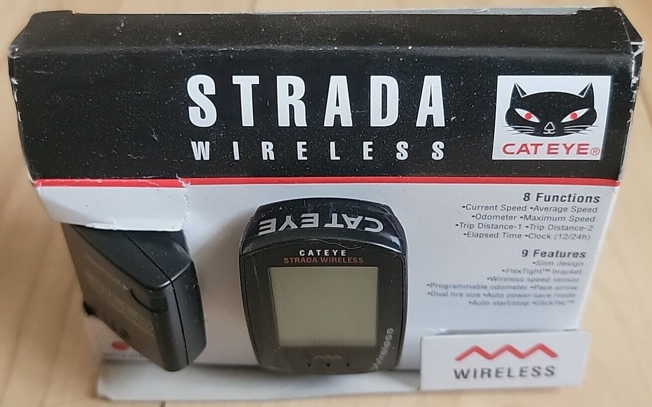 CatEye Strada Wireless Cycling Bike Bicycle Computer CC-RD300W - NEW (READ)
