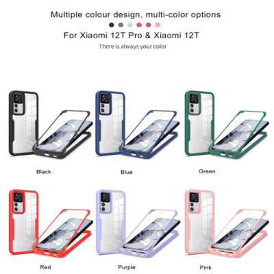 Shockproof 360 Full Body Case Cover For Xiaomi 12T 11 Poco M4 Pro Redmi K40