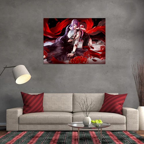 V6481 Tokyo Ghoul Ken Kaneki Kamishiro Rize Anime Decor WALL POSTER PRINT UK - Picture 2 of 13