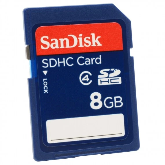 Tarjetas de memoria SanDisk para cámaras de vídeo y fotográficas con 8 GB de almacenamiento