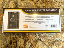 Flush Fit Register Booster Fan w/Adapter - Suncourt - 3 Speed - Temp Control