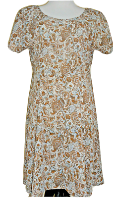 MJ Carroll Floral Flare Summer Cap Sleeve Dress Sz 7 Vintage MINT made in  USA | eBay