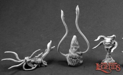 3x MINI MONSTERS - WARLORD REAPER Figur Miniatur RPG Auge Goroloth 03595