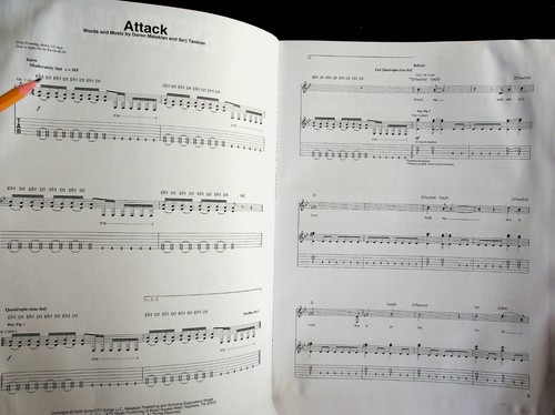 System Of A Down Hypnotize Guitar Tab Music Songbook - Picture 4 of 6