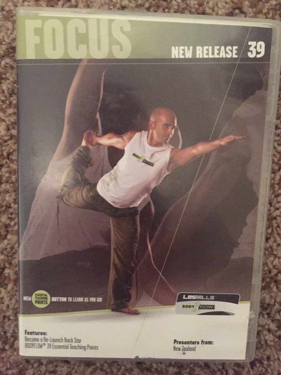Les Mills BODYFLOW 39 DVD, CD, Notes body flow balance