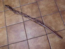 FABULOUS Hand Carved Diamond Willow Wood Twisting Cane Walking Stick 36 1/2