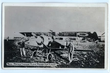 Toul French avion de chasse, fighter airplane postcard, Frances, aviation
