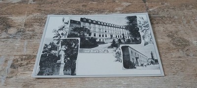 oversized B/W postcard postcard old Jena Uni am Fürstengraben repro card