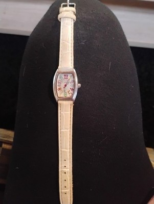 Franck Muller Geneve Watch Genuine Leather, White, 14mm
