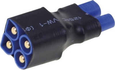 Robbe Modellsport ADAPTER EC3 PARALLEL BUCHSE AUF 2 STECKER 1STK. / 46093