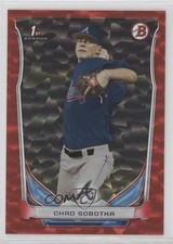 2014 Bowman Draft Red Ice 86/150 Chad Sobotka #DP87 sh7