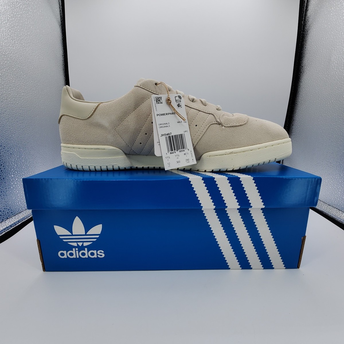 Adidas Powerphase Shoes Mens 11 Alumina Off White Retro‎ 80s Style JH5487 NEW Adidas Powerphase Shoes Mens 12 Alumina Off White Retro 80s  main image 2
