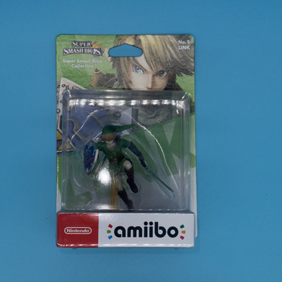 Nintendo Amiibo Figur No. 5 - Link - Super Smash Bros. Collection - NEU & OVP Z