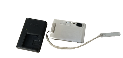 Sony Cyber-shot DSC-T200 8.1MP Digital Camera - Silver for sale