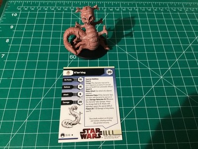 Star Wars Minis WOTC MOTF K lor slug w/card U 30/40