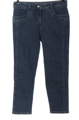 CANDA 7/8 Jeans Damen Jeans Gr. DE 38 blau Casual-Look