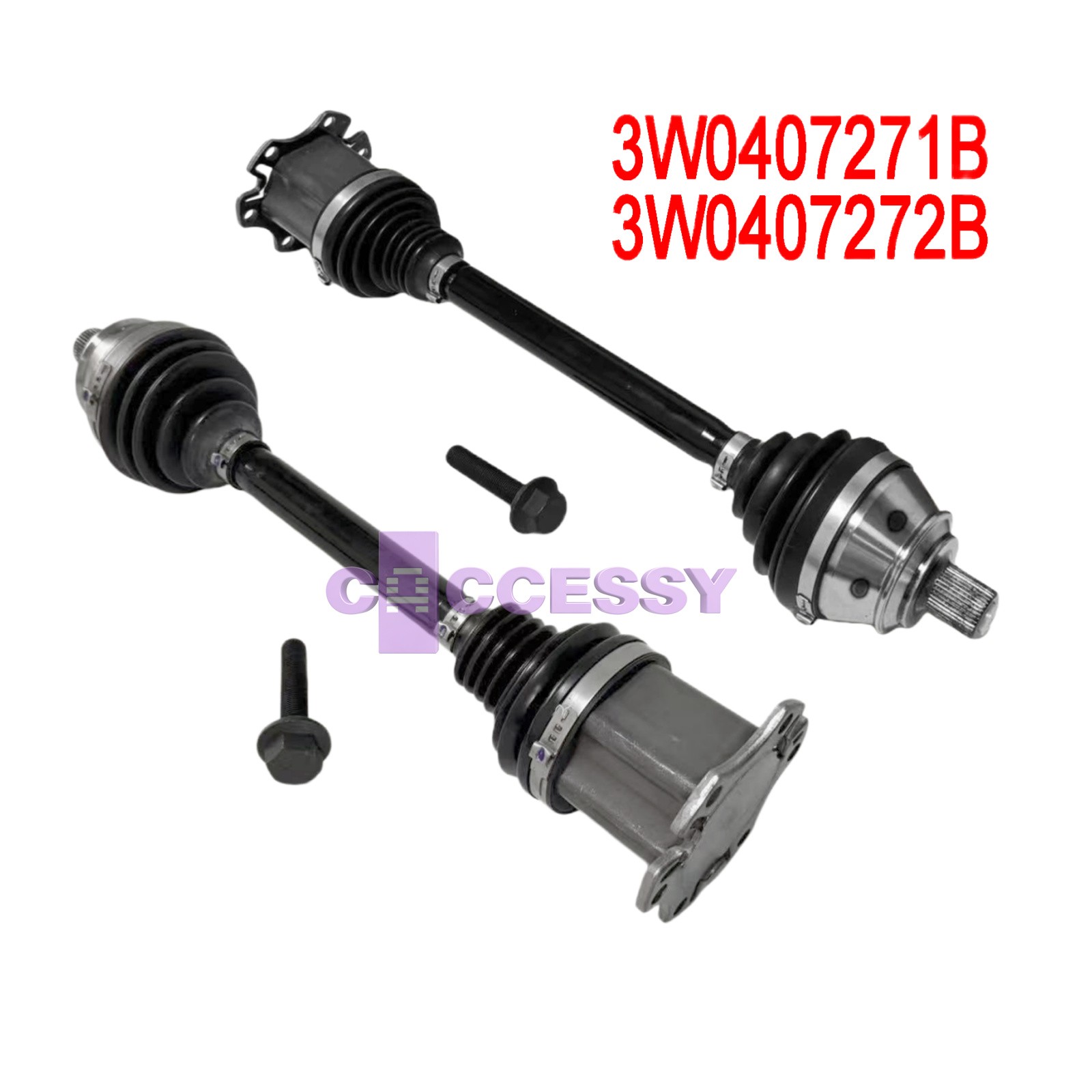 Bentley Continental GT 2006-2010 Front Right Axle shafts Pair