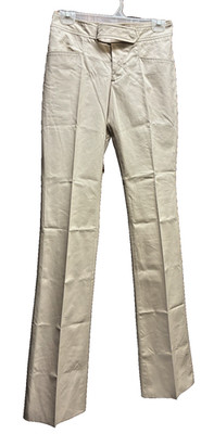 NWT Authentic GUCCI Khaki Dress Slacks Trousers Pants Italian Sz 38 US Sz 2