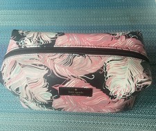 Kate Spade Makeup/Accessory Bag Brightwater Drive Print Zipper Closure