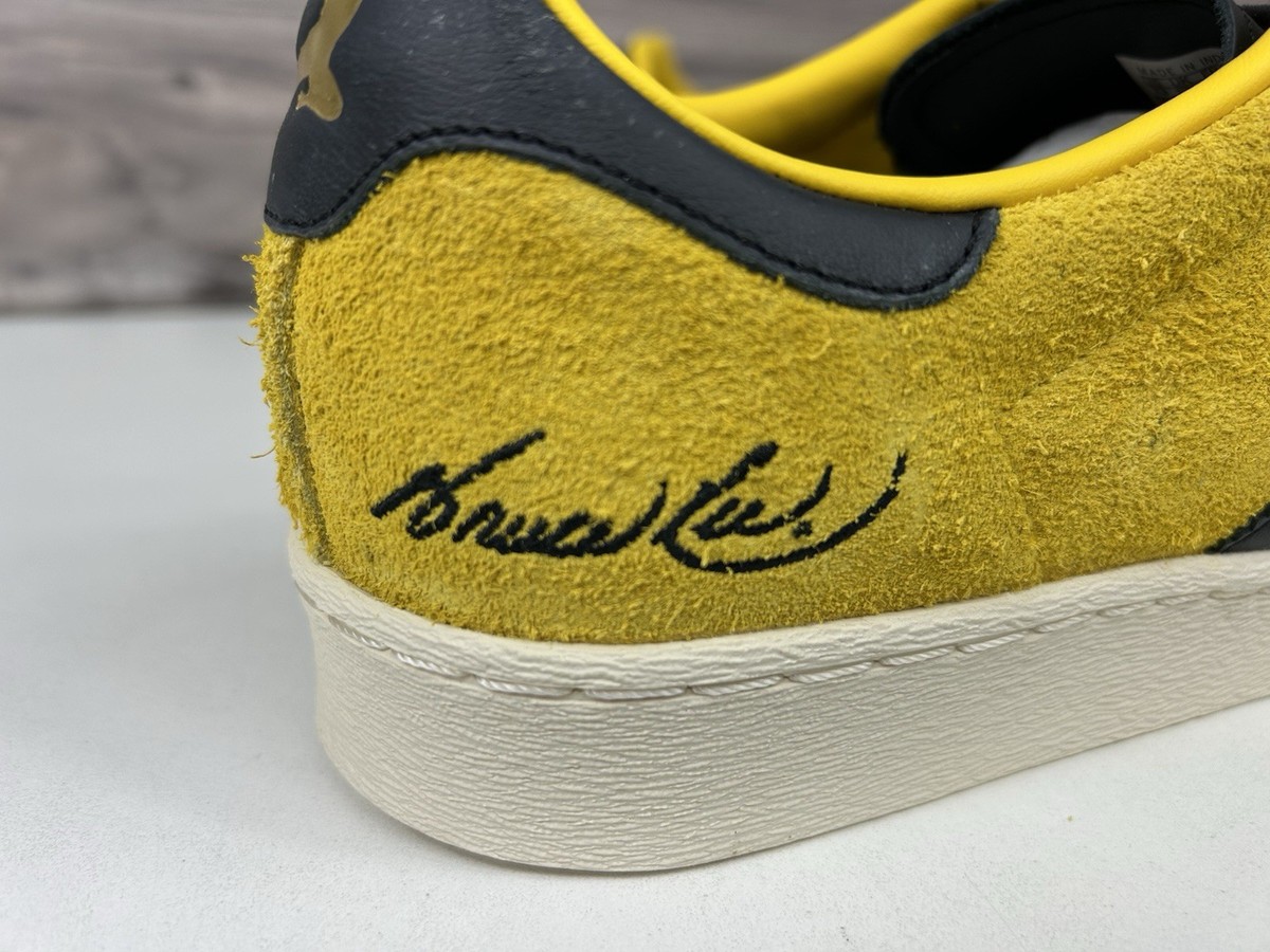 Adidas JABBAR LO Bruce Lee 'Game of Death' Yellow Black (JR1597
