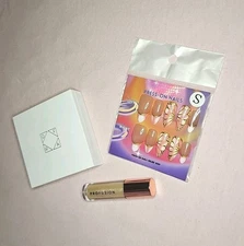 Ofra Blush Rose Ultra Pigmented Pressed Blush 10g in Mai Tai + Butterfly Nails!