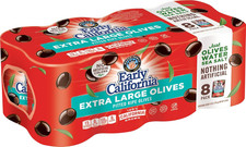 Extra Large Ripe Pitted Olives, Pack of 8, 6 Oz Cans