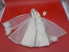 Vintage Barbie Doll Dress Spotlight on Romantic White #9836 GUAG Superstar 1977