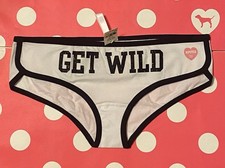 Victoria  s Secret Pink Rare 2011 Y2K Glitter Extra Low Rise Hipster M Panty Vtg