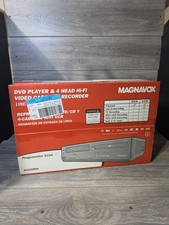Magnavox DV225MG9 DVD/VCR 4 Head Combo Player  Recorder - Factory Sealed - Gray